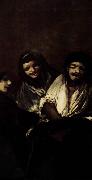 Francisco de Goya, Two Women and a Man